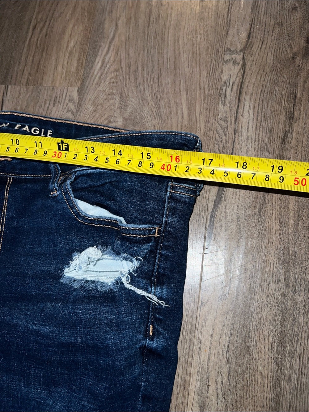 American Eagle high-rise jegging sz 14short - Picture 6 of 8